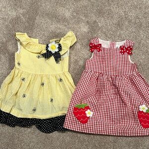 Two Counting Daisies dresses. Size 2T